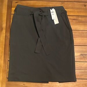 Banana Republic Olive Tie-Waist Pencil Skirt